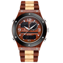 Load image into Gallery viewer, Luxury Wood Watch Handmade Chronograph Man

