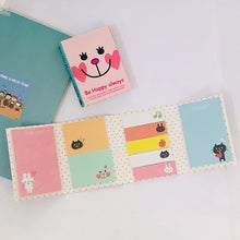 Load image into Gallery viewer, New Cartoon Can Be Torn Four Pages Paste Matchbox Post-it Notes
