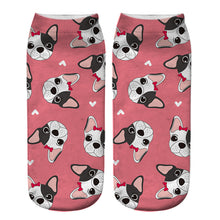 Load image into Gallery viewer, Dog PUG cartoon 3D printing socks
