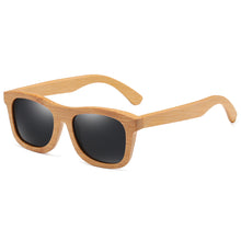 Load image into Gallery viewer, New trendy bamboo sunglasses
