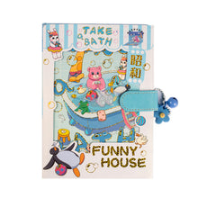 Load image into Gallery viewer, Magnetic Buckle This Creative Color Page Hand Ledger With Students Notebooks
