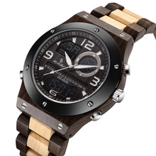 Load image into Gallery viewer, Luxury Wood Watch Handmade Chronograph Man
