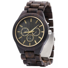 Load image into Gallery viewer, Fashion simple watch All wood walnut quartz watch
