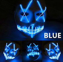 Load image into Gallery viewer, Halloween Led Glowing Full Face Mask
