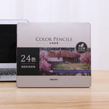 Load image into Gallery viewer, Tin Box With Color Filling Color Lead Painting Pencil
