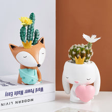 Load image into Gallery viewer, Creative Cartoon Simulation Succulent Potted Ornaments Office Desk Furnishings
