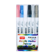 Load image into Gallery viewer, Wide Acceptance of Acrylic Graffiti Marker Pen Brush Painting DIY Photo Album Black Card Pen
