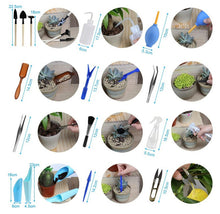 Load image into Gallery viewer, Succulents Potted Gardening Tool Set Succulent Seedlings Spray Bottle Watering Pot Soil Shovel Potted Trim Tube Shovel
