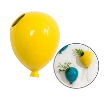 Load image into Gallery viewer, Nordic Creative American Ceramic Balloon Wall Hanging Flower Pot Room Wall Hanging Flower Vase Home Wall Decoration

