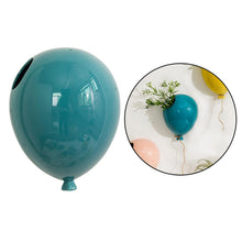 Load image into Gallery viewer, Nordic Creative American Ceramic Balloon Wall Hanging Flower Pot Room Wall Hanging Flower Vase Home Wall Decoration

