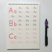 Load image into Gallery viewer, Stick Body Letters English  Practice Copybook
