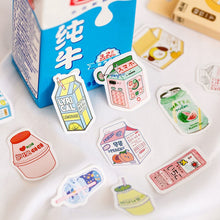 Load image into Gallery viewer, Cute Plant Stationery Stickers Kawaii Drink Stickers
