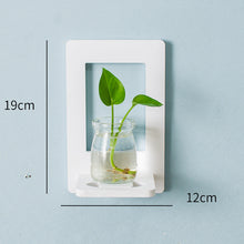 Load image into Gallery viewer, Creative Wall Hanging Wall Hydroponic Vase Hanging Transparent Flower Pot
