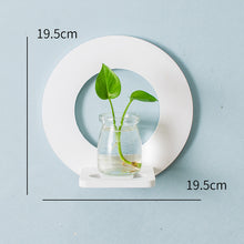 Load image into Gallery viewer, Creative Wall Hanging Wall Hydroponic Vase Hanging Transparent Flower Pot
