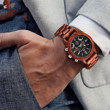 Load image into Gallery viewer, Wooden Watch Men's Multifunctional Sports Wooden Watch
