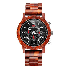 Load image into Gallery viewer, Wooden Watch Men's Multifunctional Sports Wooden Watch
