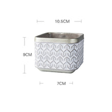 Load image into Gallery viewer, Succulent Flower Pot Set Combination Phnom Penh Geometric Cement Flower
