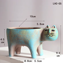 Load image into Gallery viewer, Cute Cat Tail Flowerpot Ceramic Personality Cartoon Animal
