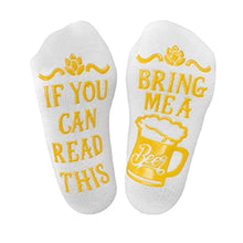Load image into Gallery viewer, BEER Dispensing Black Socks With Small Ears

