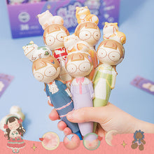 Load image into Gallery viewer, The Second Class Of The Third Year Hemp Ball Decompression Pen Soft Student 0.5 Gel Pen Vent Decompression Pen Cute Blind Box Pen
