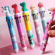 Load image into Gallery viewer, Press 10-Color Ten-Color Ball Pen
