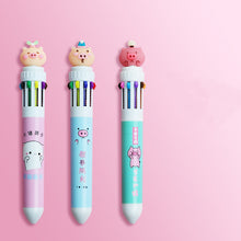 Load image into Gallery viewer, Press 10-Color Ten-Color Ball Pen
