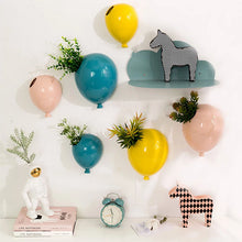Load image into Gallery viewer, Nordic Creative American Ceramic Balloon Wall Hanging Flower Pot Room Wall Hanging Flower Vase Home Wall Decoration
