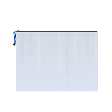 Load image into Gallery viewer, Plastic Transparent Mesh Zipper File Bag
