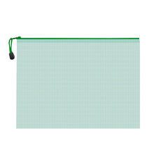 Load image into Gallery viewer, Plastic Transparent Mesh Zipper File Bag
