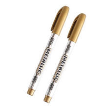 Load image into Gallery viewer, Metallic Craft Pen Gold and Silver Marker Pen

