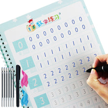 Load image into Gallery viewer, Children Practice Copybook Pure Digital Trace Red Book Preschool Kindergarten

