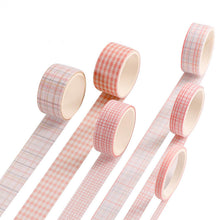 Load image into Gallery viewer, Creative Cute Retro Plaid Hand Account Tape Sticker
