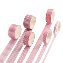 Load image into Gallery viewer, Creative Cute Retro Plaid Hand Account Tape Sticker
