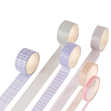 Load image into Gallery viewer, Creative Cute Retro Plaid Hand Account Tape Sticker
