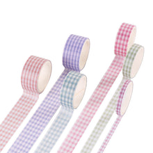 Load image into Gallery viewer, Creative Cute Retro Plaid Hand Account Tape Sticker

