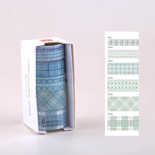 Load image into Gallery viewer, Creative Cute Retro Plaid Hand Account Tape Sticker
