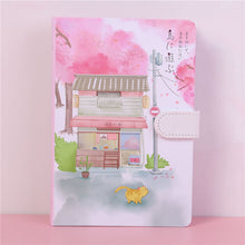 Load image into Gallery viewer, Creative Island Tour Color Hardcover Notebook Magnetic Buckle

