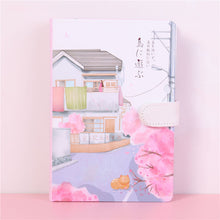 Load image into Gallery viewer, Creative Island Tour Color Hardcover Notebook Magnetic Buckle
