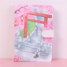 Load image into Gallery viewer, Creative Island Tour Color Hardcover Notebook Magnetic Buckle
