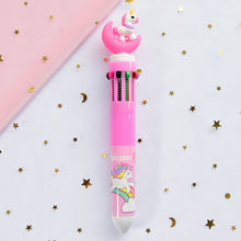 Load image into Gallery viewer, Girly Heart Cartoon Multicolor Press Ballpoint Pen

