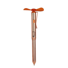 Load image into Gallery viewer, Metal Fan Ballpoint Pen, Signature Pen, Creative Portable Pen
