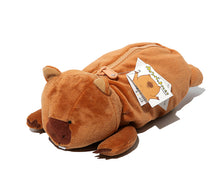 Load image into Gallery viewer, Cute Cartoon Animal Wombat Family Plush Pencil Case
