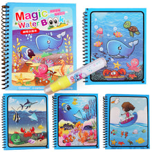 Load image into Gallery viewer, Children's Diy Magic Water Painting Book Creative Magic Water Painting Book
