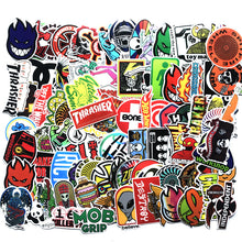 Load image into Gallery viewer, 100 Skateboard Suitcase Notebook Doodle DIY Stickers

