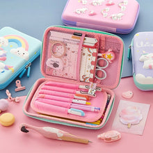 Load image into Gallery viewer, Stationery Box, Pencil Case, Schoolgirls, Children, Multifunctional Cute Pencil Case, Kindergarten
