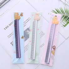 Load image into Gallery viewer, Alpaca Lovely Aluminum Ruler Measuring Straight Ruler Tool
