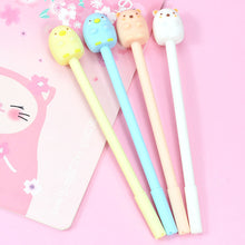 Load image into Gallery viewer, Creative Cartoon Animal Head Small Fresh Gel Pen
