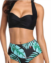 Load image into Gallery viewer, European And American Digital Print High Waist Split Bikini
