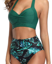 Load image into Gallery viewer, European And American Digital Print High Waist Split Bikini
