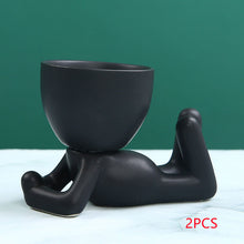 Load image into Gallery viewer, Home Ceramics Little People Succulent Vase Creative Desktop Art Crafts Decoration
